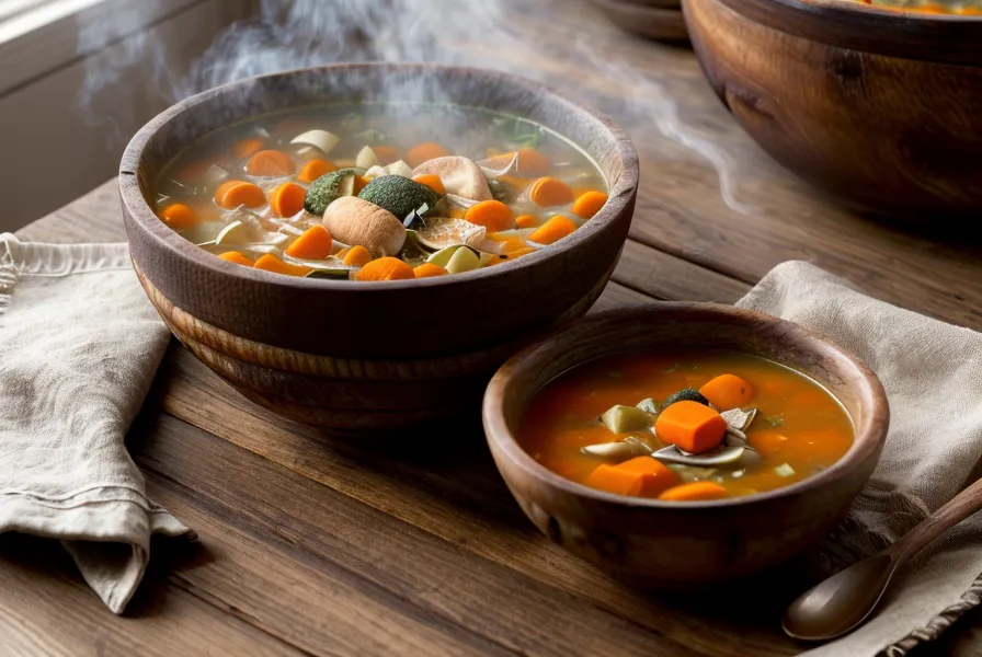 Casserole d'eau bouillante et carnet de notes dans une cuisine douce, rituel anti-stress pour hypersensible