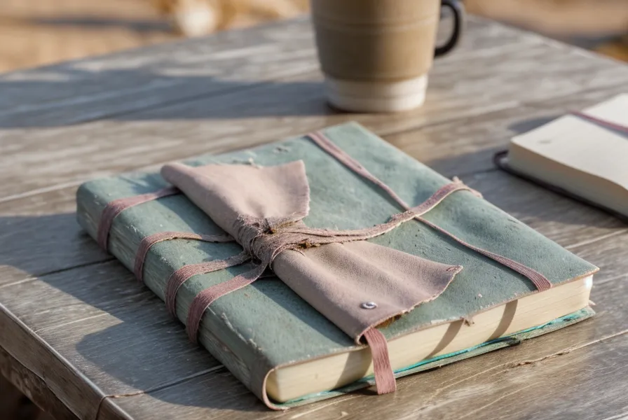 Carnet ouvert et tasse de thé fumante, rituel d'écriture du soir pour apaiser la surstimulation émotionnelle