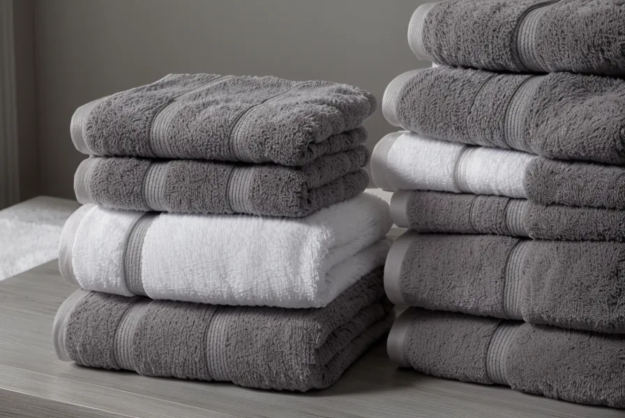 Pile de serviettes en coton épais et doux pour une transition sensorielle délicate.